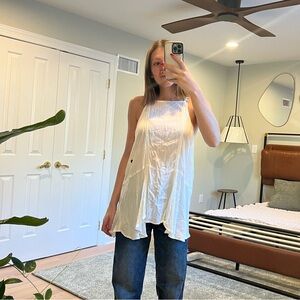 Hollister White Tank